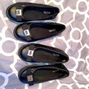 Girls size 1 authentic MK shoes